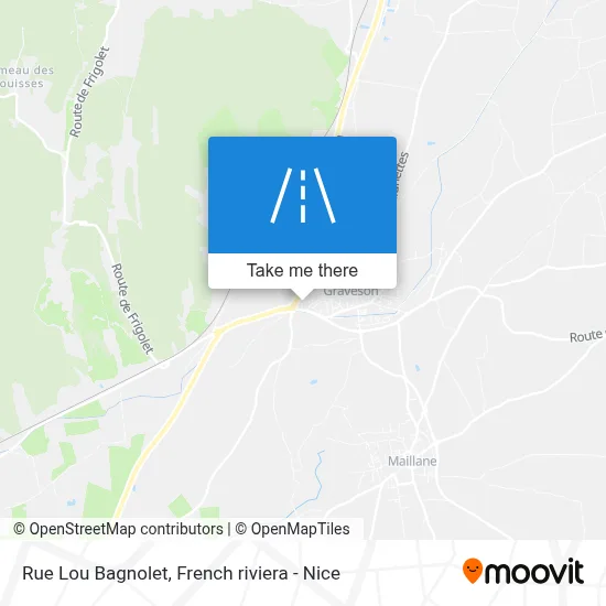 Rue Lou Bagnolet map