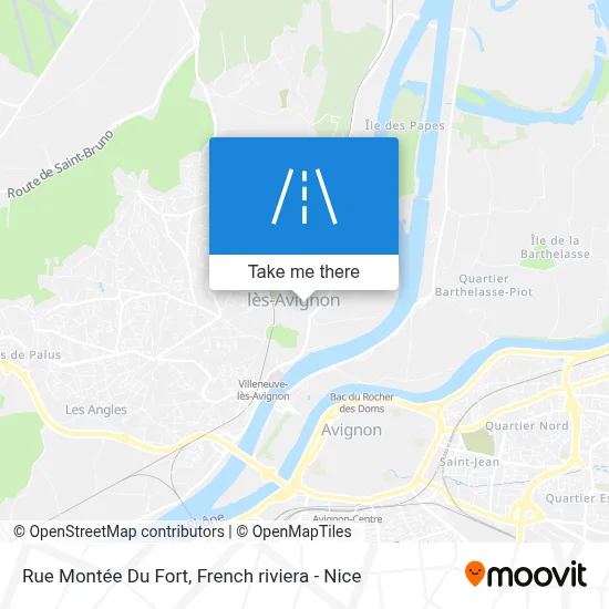 Rue Montée Du Fort map