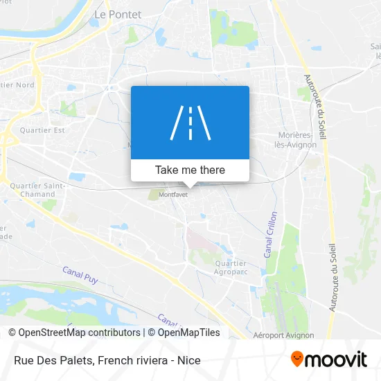 Rue Des Palets map