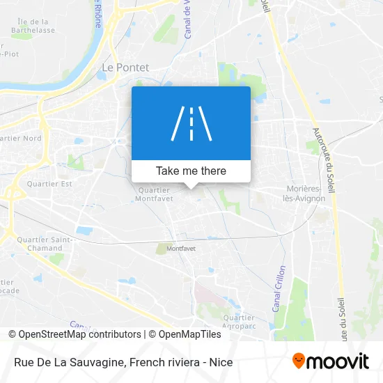 Rue De La Sauvagine map