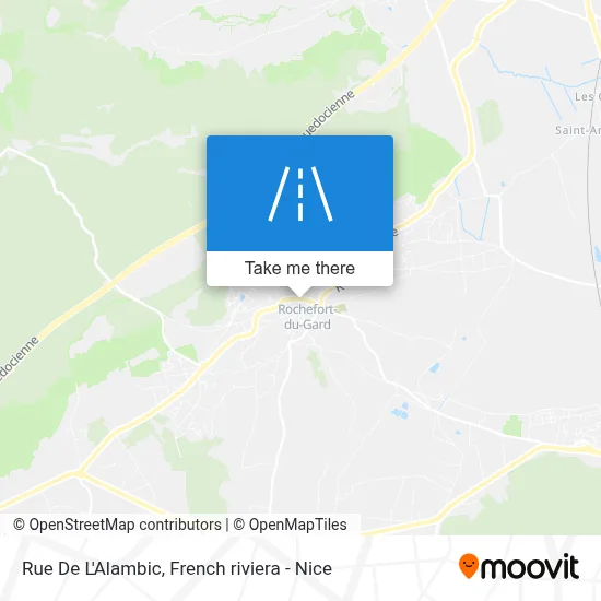 Mapa Rue De L'Alambic