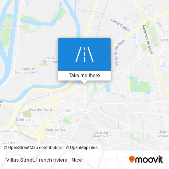 Rue Des Villas map