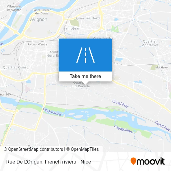 Rue De L'Origan map