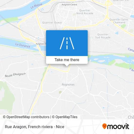 Mapa Rue Aragon