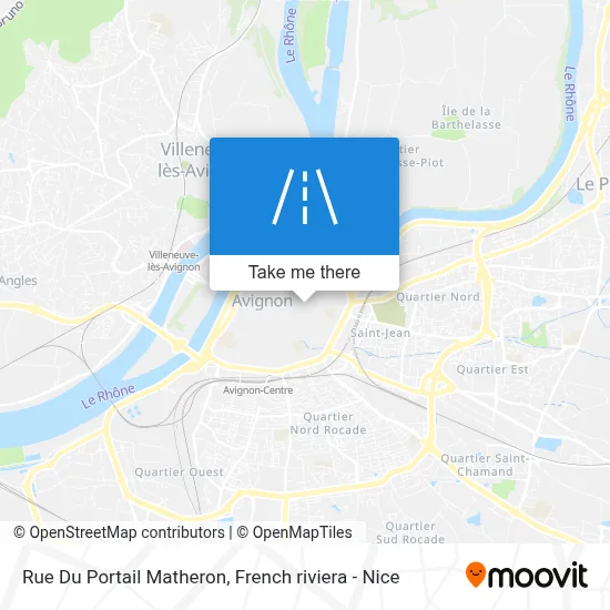 Rue Du Portail Matheron map