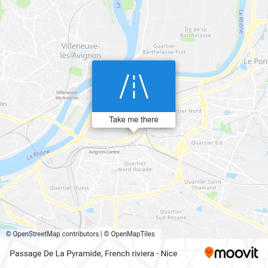 Passage De La Pyramide map