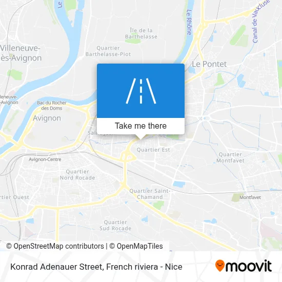Rue Konrad Adenauer map