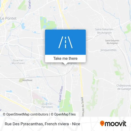 Rue Des Pyracanthas map