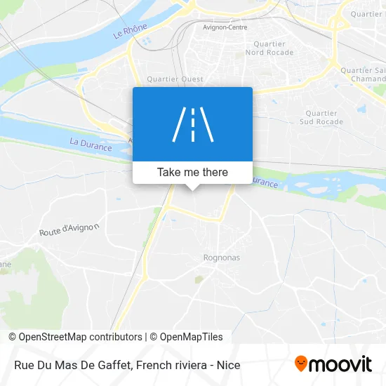 Rue Du Mas De Gaffet map