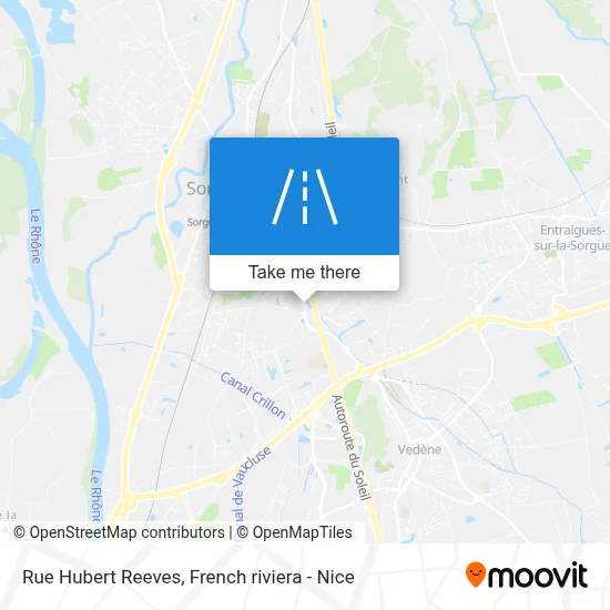 Mapa Rue Hubert Reeves