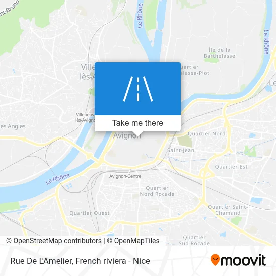 Rue De L'Amelier map