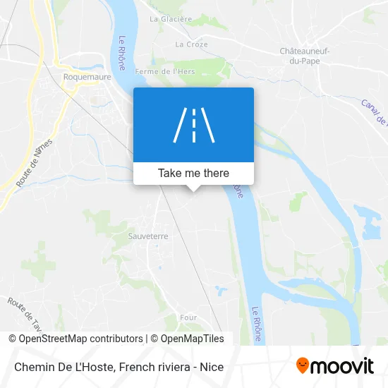 Chemin De L'Hoste map