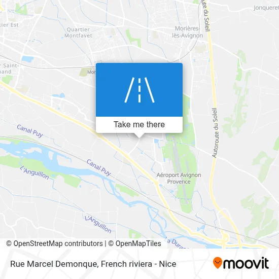 Rue Marcel Demonque map