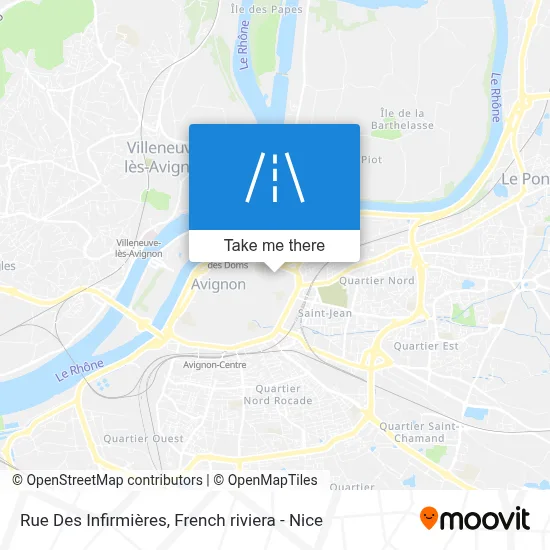 Rue Des Infirmières map