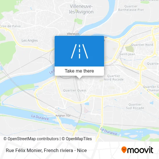 Rue Félix Monier map