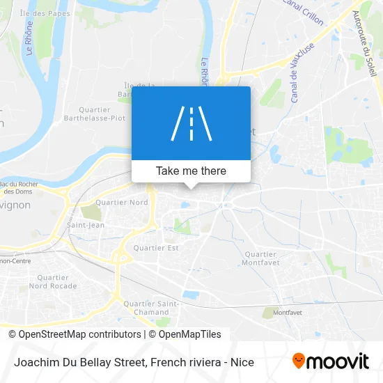 Rue Joachim Du Bellay map