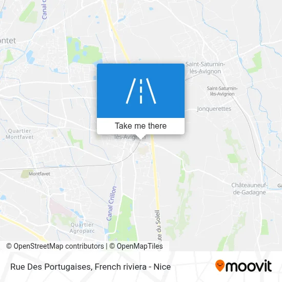 Rue Des Portugaises map