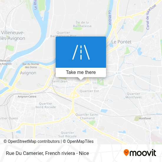 Mapa Rue Du Camerier