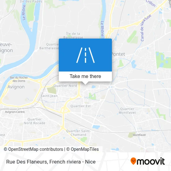 Rue Des Flaneurs map