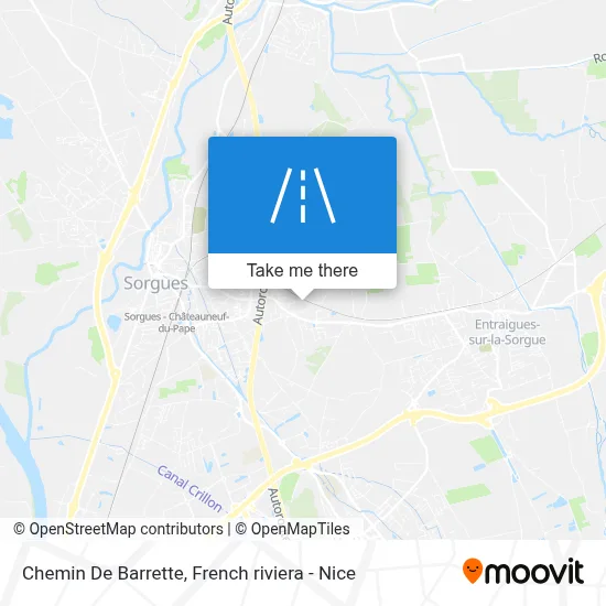 Chemin De Barrette map