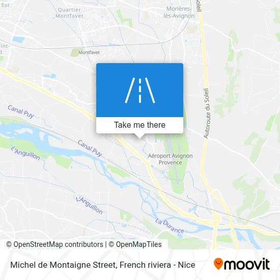 Rue Michel De Montaigne map