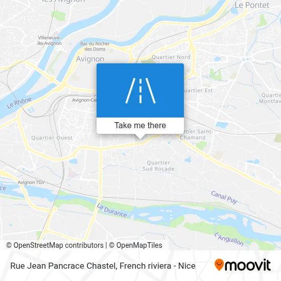 Rue Jean Pancrace Chastel map