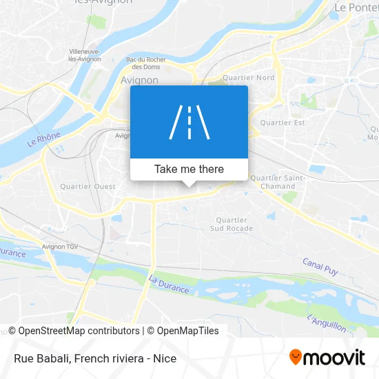 Rue Babali map
