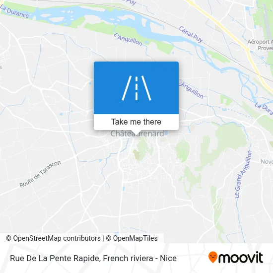 Rue De La Pente Rapide map
