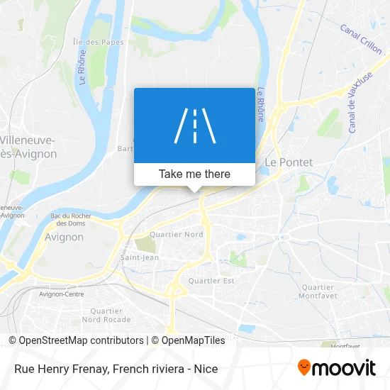 Mapa Rue Henry Frenay