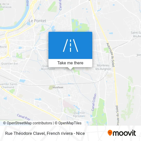 Rue Théodore Clavel map