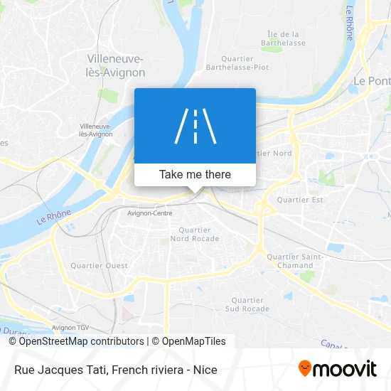 Mapa Rue Jacques Tati
