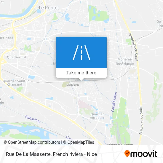 Rue De La Massette map