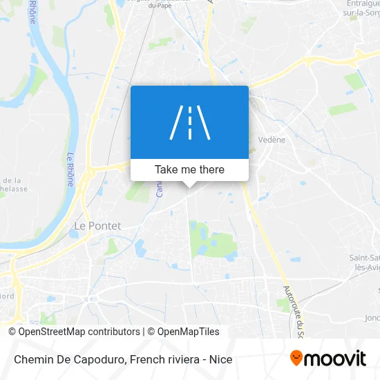 Chemin De Capoduro map