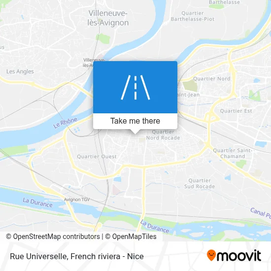 Mapa Rue Universelle