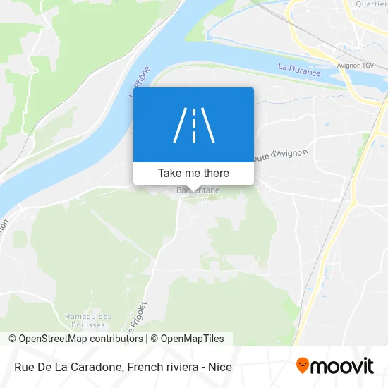 Rue De La Caradone map