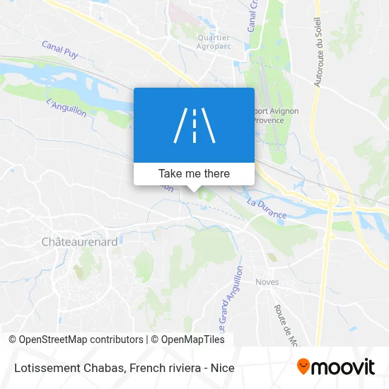 Lotissement Chabas map