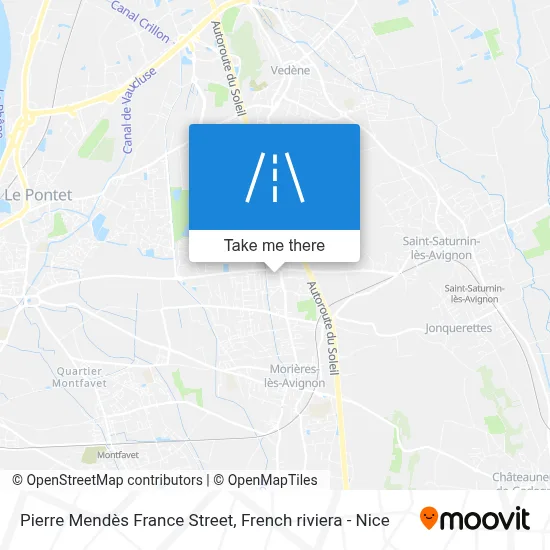 Rue Pierre Mendès France map