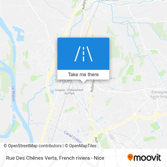Rue Des Chênes Verts map