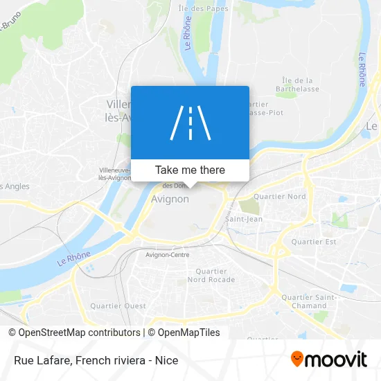 Mapa Rue Lafare