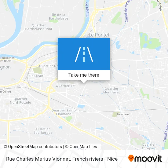 Rue Charles Marius Vionnet map