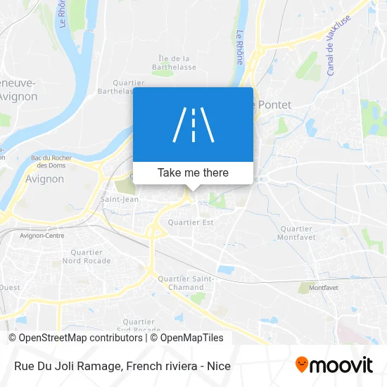 Rue Du Joli Ramage map