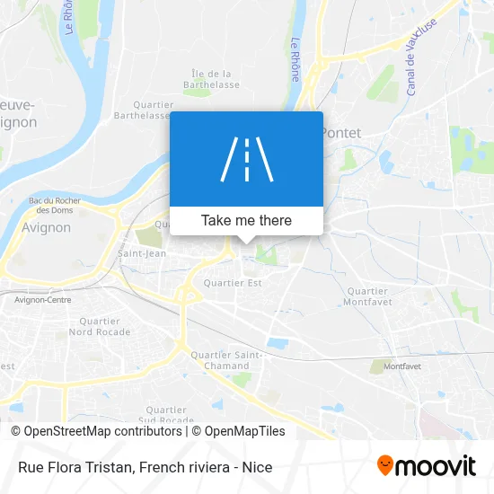 Rue Flora Tristan map