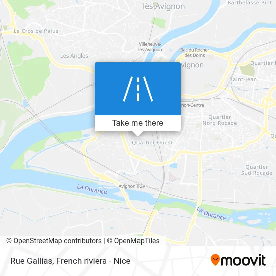 Mapa Rue Gallias