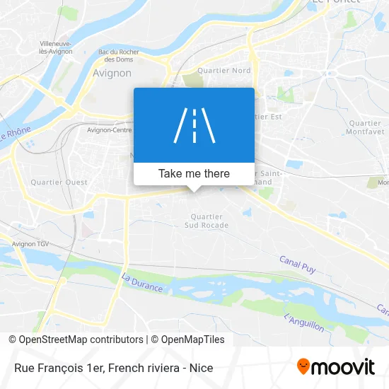 Rue François 1er map