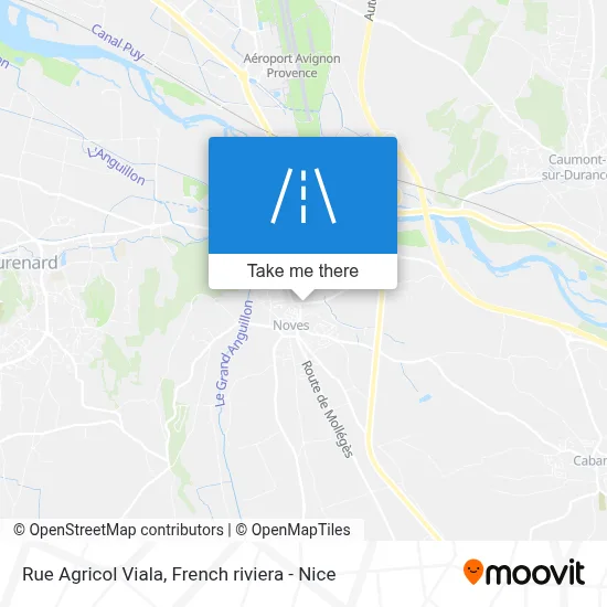 Rue Agricol Viala map