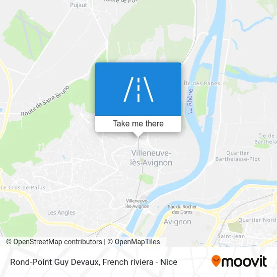Mapa Rond-Point Guy Devaux