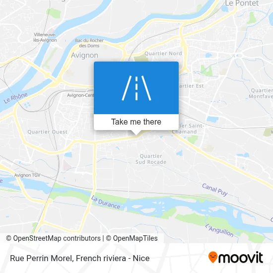 Rue Perrin Morel map
