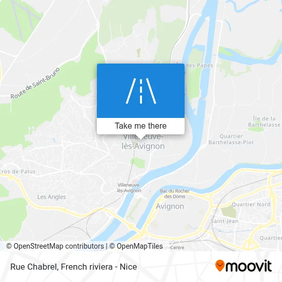 Mapa Rue Chabrel