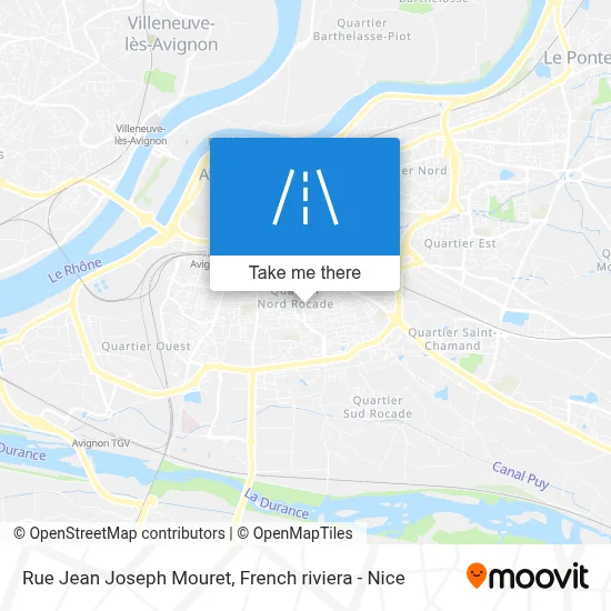 Rue Jean Joseph Mouret map