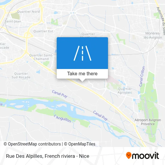 Rue Des Alpilles map